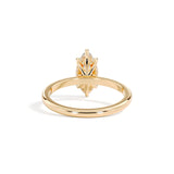 Marina Marquise Cut Diamond Ring – Lab-Grown | 18K Yellow Gold