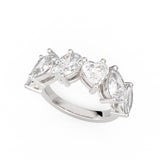 The Orion 18K White Gold: Multi-Stone Lab-Grown Diamond Band