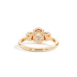 Trilogy Cut Diamond Ring – Lab-Grown | 18K Yellow Gold