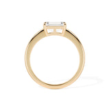 Celina Emerald Cut Diamond Ring – Lab-Grown | 18K Yellow Gold