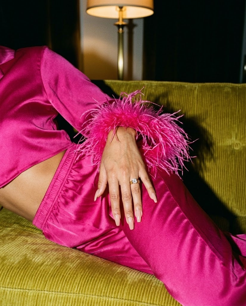 The Cleo ring worn on the hand, lifestyle photo