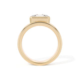 The Roma Radiant Signet Diamond Ring – Lab-Grown | 18K Yellow Gold