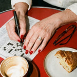 The Simone ring worn on the hand, lifestyle photo