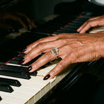 The Valencia ring worn on the hand, lifestyle photo