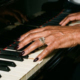 The Valencia ring worn on the hand, lifestyle photo