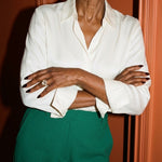The Valencia ring worn on the hand, lifestyle photo