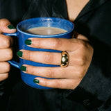 The Vega ring worn on the hand, lifestyle photo