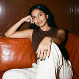 The Vega ring worn on the hand, lifestyle photo